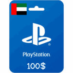 بطاقة بلاي ستيشن 100$ (المتجر الاماراتي)