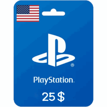 بطاقة بلاي ستيشن 25$ (المتجر الامريكي)