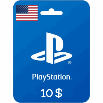 بطاقة بلاي ستيشن 10$ (المتجر الامريكي)