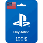 بطاقة بلاي ستيشن 100$ (المتجر الامريكي)