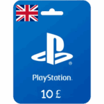 بطاقة بلاي ستيشن 10£ (المتجر البريطاني)