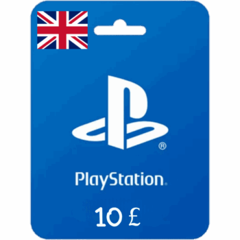 بطاقة بلاي ستيشن 10£ (المتجر البريطاني)