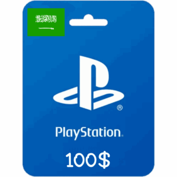 بطاقة بلاي ستيشن 100$ (المتجر السعودي)