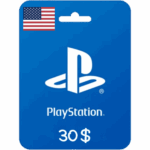 بطاقة بلاي ستيشن 30$ (المتجر الامريكي)